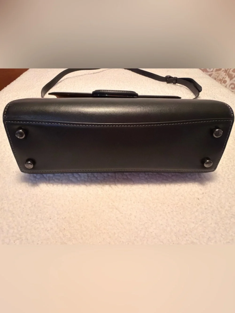 COACH - Eliza Top Handle Bag in Leather (CT852) - Picture 10 of 16